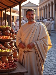 Alltagssituation in der römischen Antike.
