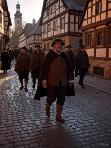 Alltagsszene in der Kolonialzeit