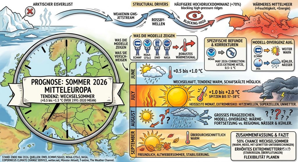 Langfristprognose Sommer 2026 Deutschland